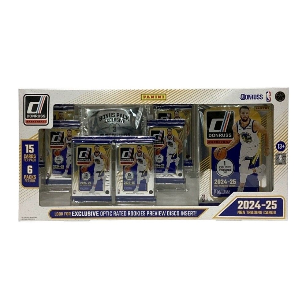 (5pack) 2024-25 Donruss Basketball Bundle, Sam's Club Exclusive — Sealed! B7